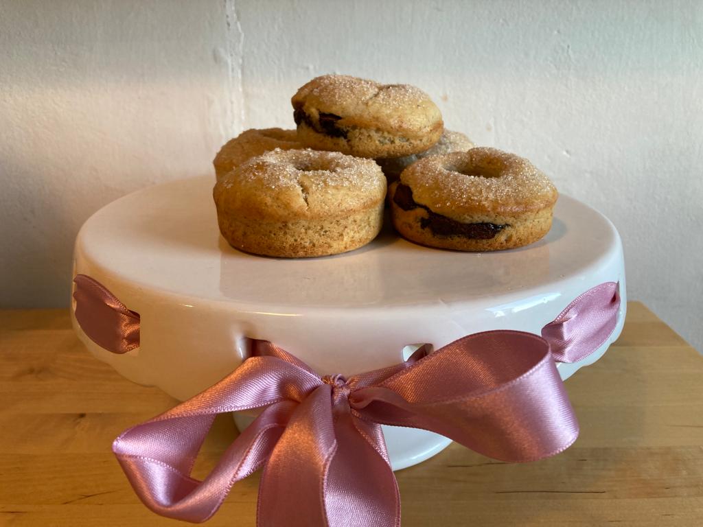 Nutella Filled Baked Donuts
