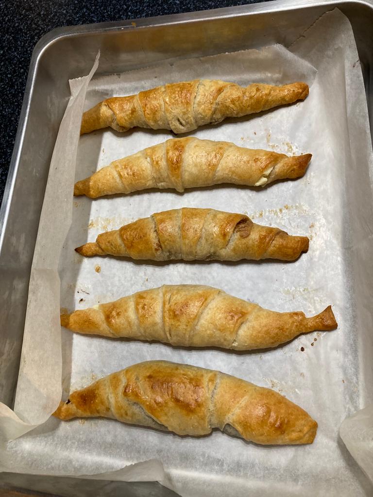 Plněné croissanty